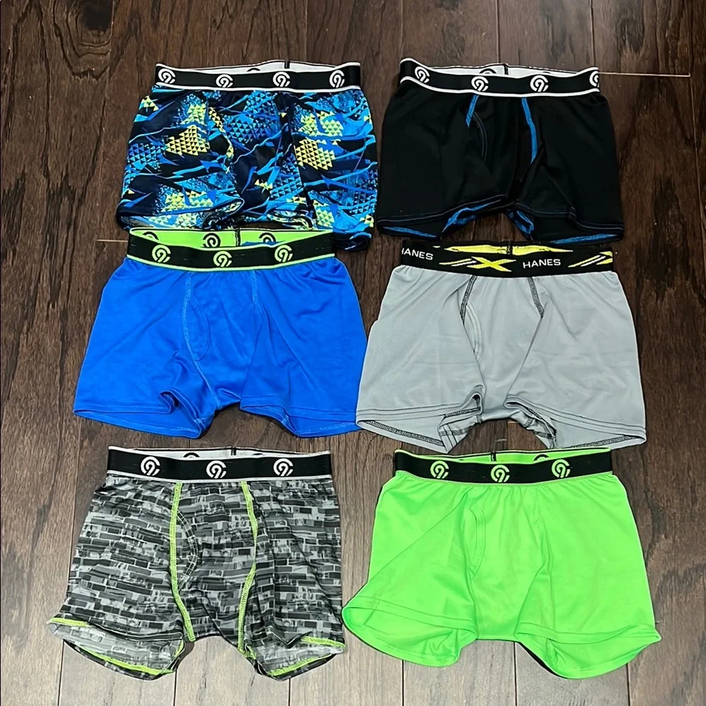 Hanes and Champion Boxer Briefs Set